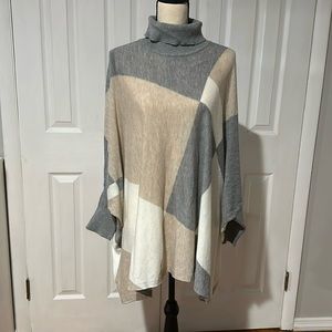 Calvin Klein poncho sweater